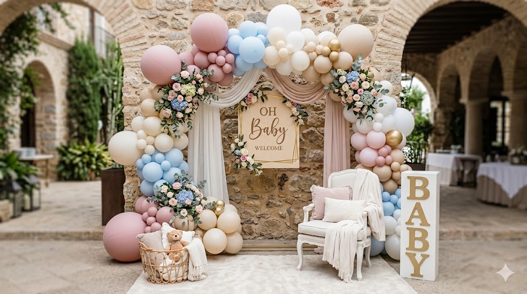 Mesa dulce para baby shower