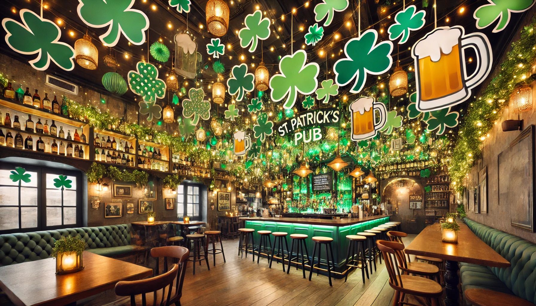 Ambientaci&oacute;n de bar para evento