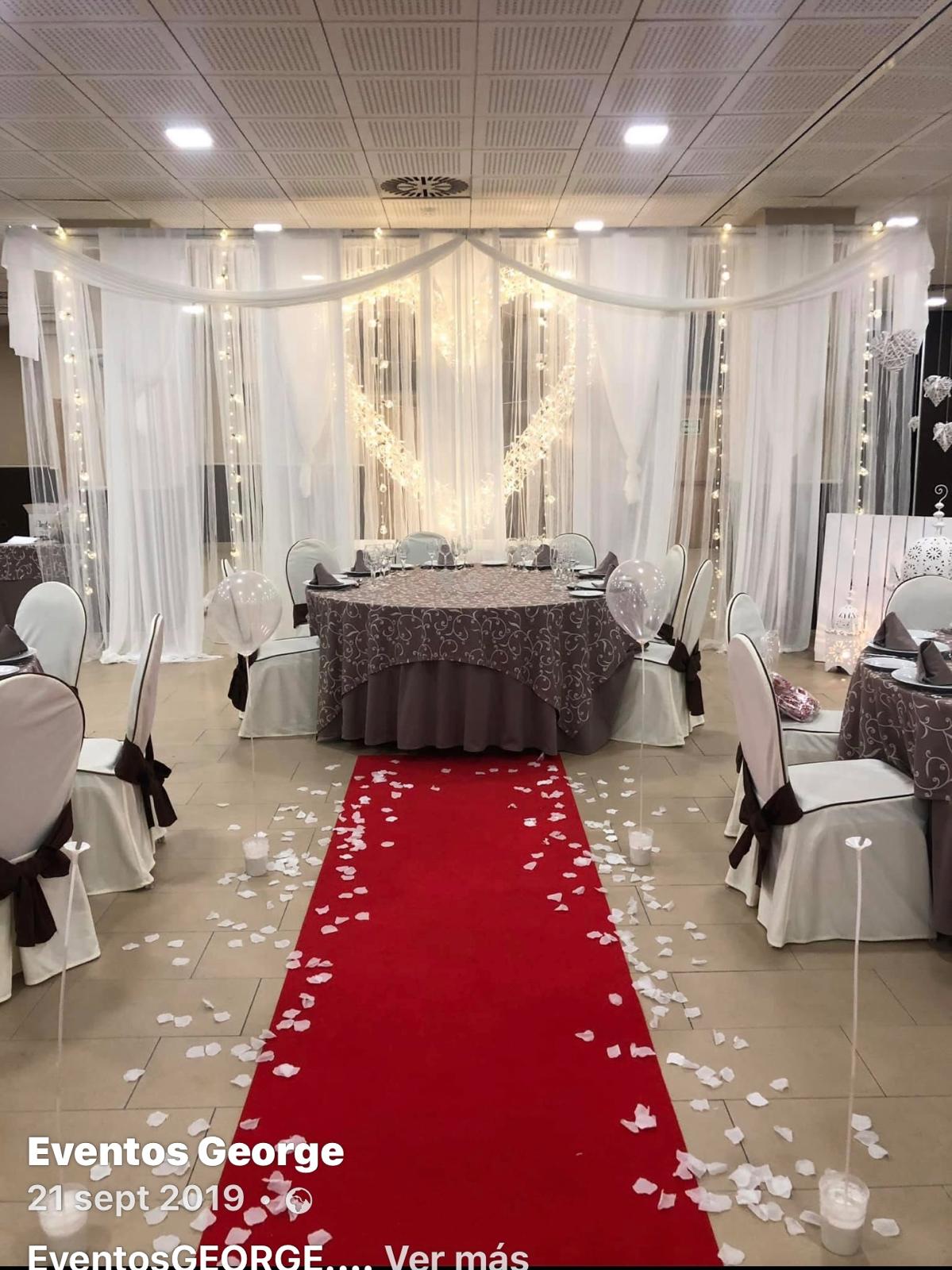 Montaje para celebraci&oacute;n en M&aacute;laga