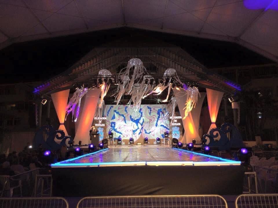 Montaje profesional para evento